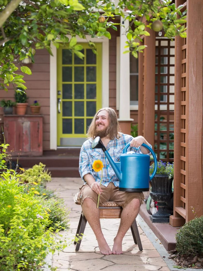 French Blue Watering Can - Image 8
