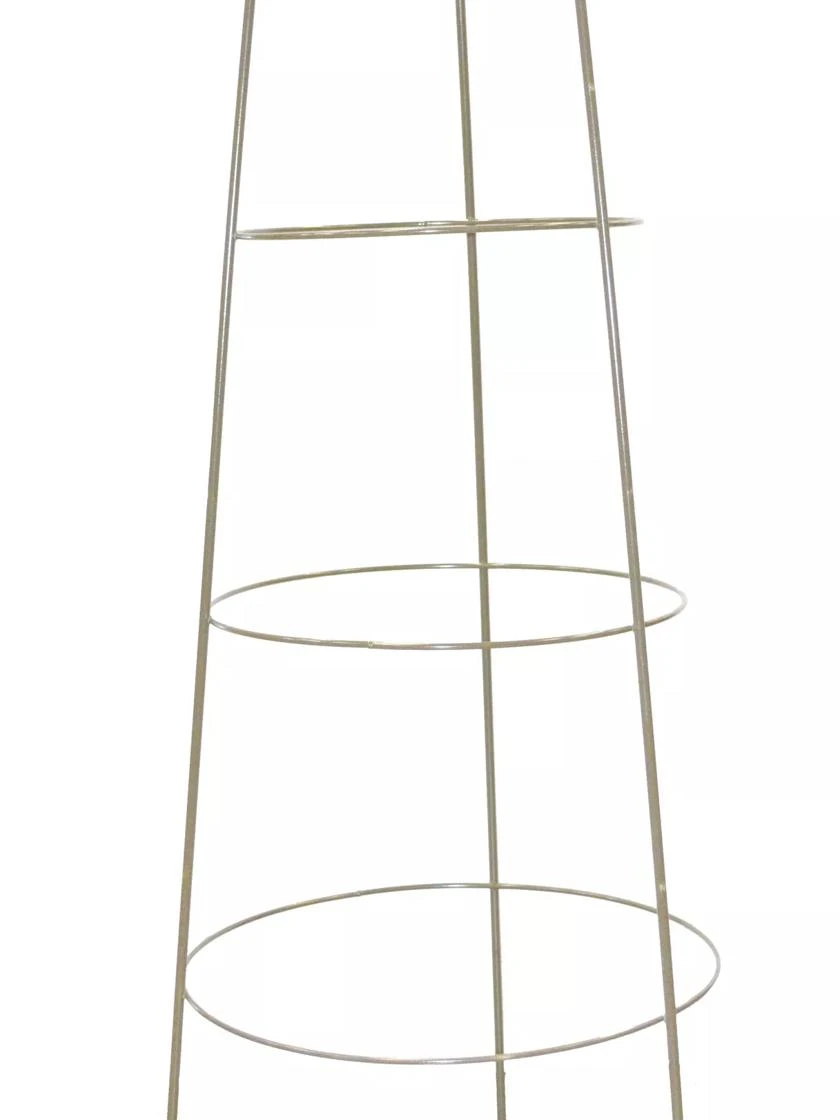 Heavy-Duty Galvanized Inverted Plant Supports 42", Set Of 5